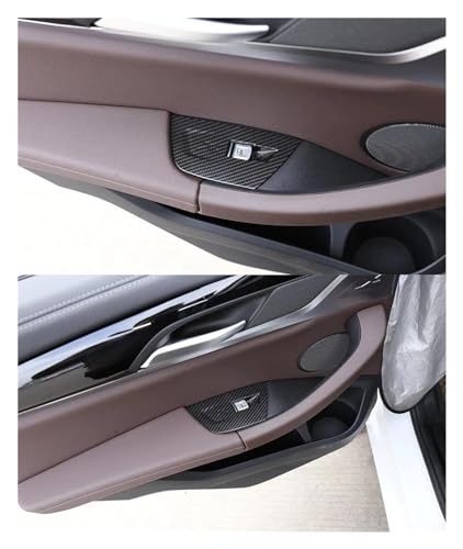 Rénovation bouton lève-vitre X3 X4 : cadre carbone anti-rayures