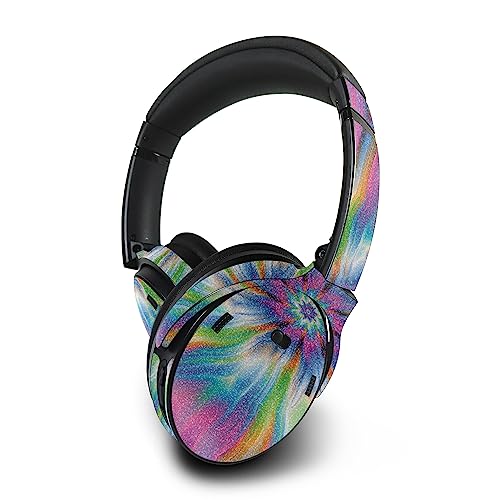 Image of MightySkins Glossy Glitter Skin Compatible with Bose QuietComfort 45 Headphones Prismatic Vortex | Protective, Durable High-Gloss Glitter Finish | Easy to Apply