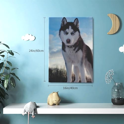 Affiche husky OUSIKA tableau pour habiller un mur vide de salon - 5