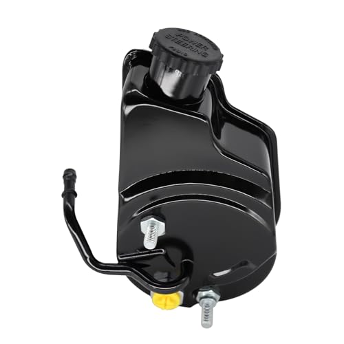 Image of Detroit Axle - Steering Pump for 1999-2013 Chevy Silverado 1500, Avalanche Suburban 1500 C2500 K2500 Cheyenne Power Steering Pump with Reservoir Replacement