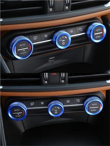 Cubierta de perilla de aire acondicionado de alta precisión para Alfa Romeo 4
