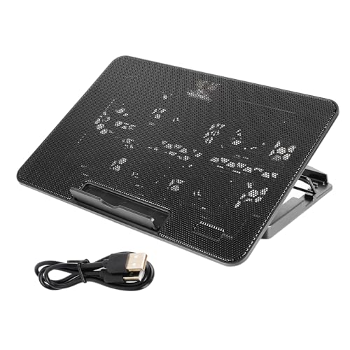 Base de refrigeración para laptop con 6 ventiladores LED miniatura 6