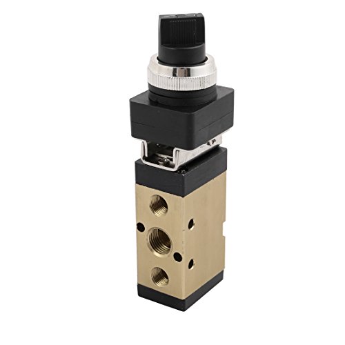 Vanne de commande mécanique MSV-86522TB 5 voies à bouton sélecteur plat de panneau
