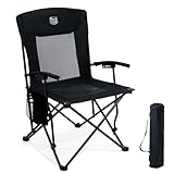 TIMBER RIDGE Silla de Camping Plegable Ligera 150 kg de Capacidad, Terraza
