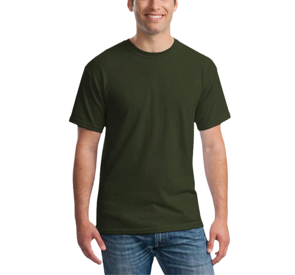 T-shirt basique en coton robuste et solide - Manches courtes S
