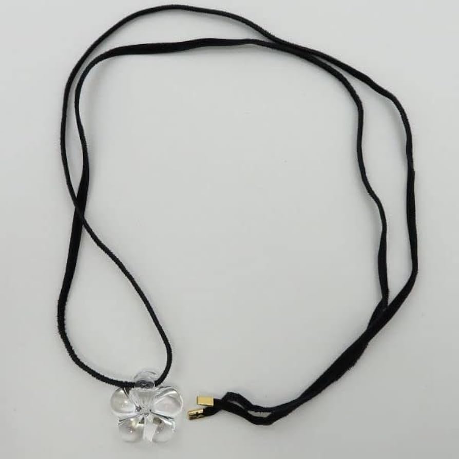 バカラ　5連　フラワー　ネックレス　925 楽天市場】【中古】 希少 バカラ 5連 フラワー ネックレス 925