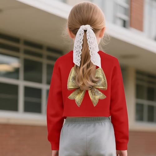 Girls Kids Sweatshirts Hoodies Crew Neck Pullover Long Sleeves Shirt Casual Fall Winter Teens Clothes2