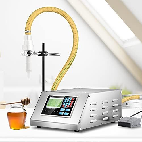 Hanchen Viscous Liquid Filling Machine Honey Bottle Filler Bottle Filling Machine 17L/min Large Flow Liquid…