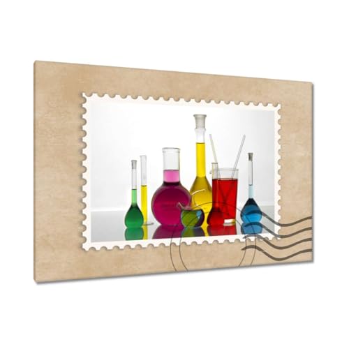 Peinture murale chimie 120x80 cm pour transformer un mur vide en espace inspirant