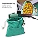 Serlium Foraging Bag Foldable Outdoor Camping Storage Canvas Waxed Foraging Pouch Mushroom Bags Foraging Bag Waist Hanging Fruit Picking Tool Bag for Outdoor Traveling Camping