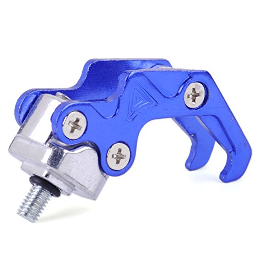 Blau Aluminiumlegierung Motorrad Motorroller Gepäck Helmtasche Tragetasche Eagle Claw Haken Hakenhalterung