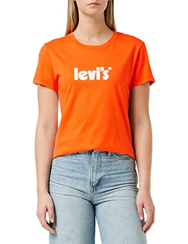 T-Shirt Levi's Femme The Perfect Tee Orangeade L : le basique incontournable