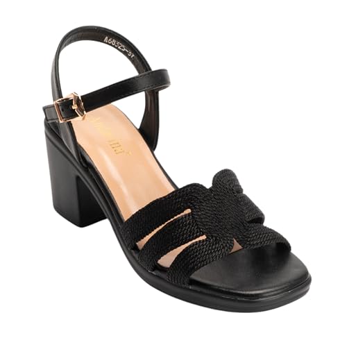 Ivachy Ladies Wedges- Women'S Wedges Sandals- Braided Simple Classic- Chic Elegant Block Heel Sandals