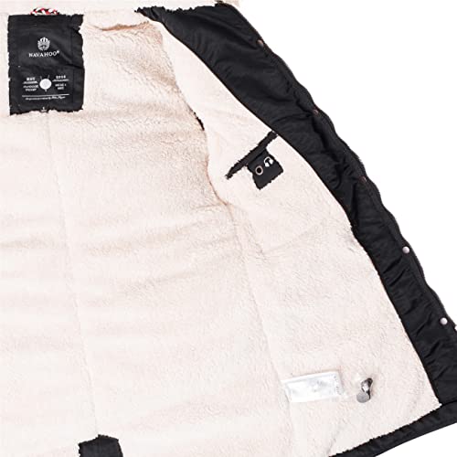 Navahoo La Viva damski płaszcz zimowy, parka zimowa, XS-3XL, czarny, S