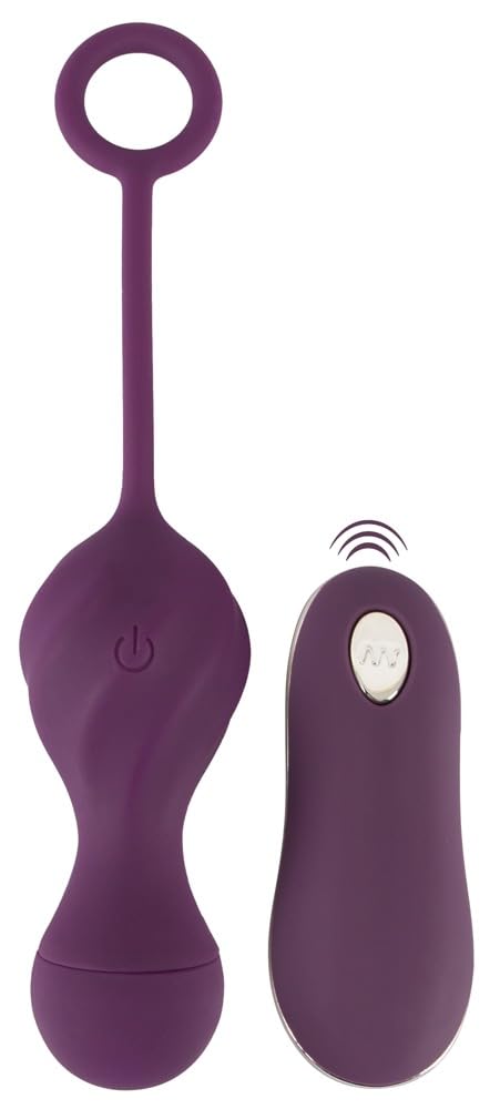 Sweet Smile Remote Controlled Bolas de amor Púrpura 17 cm