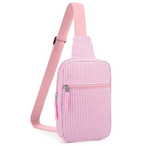Image of Birthday Back to School Gifts for Teen Girls 8-12, Fanny Pack Crossbody Bag | 8 9 10 11 12 Year Old Girl Birthday Gifts, Kids Sling Bag Purse Travel Essential, Preppy Fashion Tween Girl Gift Trendy Stuff