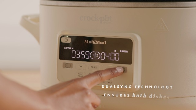 Crock Pot mijoteuse électrique, 3,5L (3-4 personnes), 2 réglages de