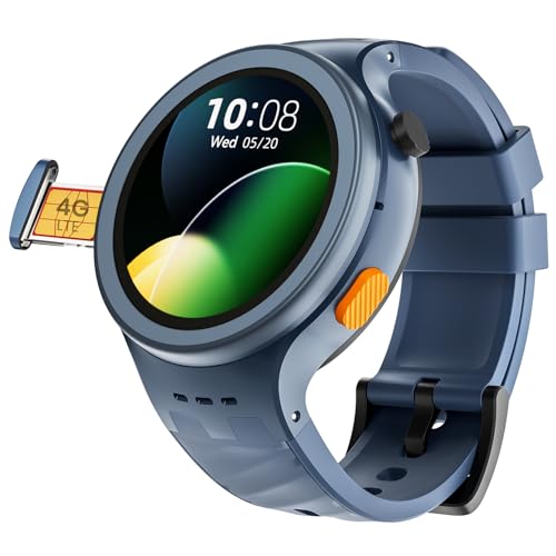 Image of AGEasy Protec Fall Detection Smartwatch for Seniors with 4G LTE Calling, SOS Button for Emergencies, 1.28 inch AMOLED Display, IP68 Water Resistance, Pill Reminder & One Full Day Battery Life (Rich Gray)