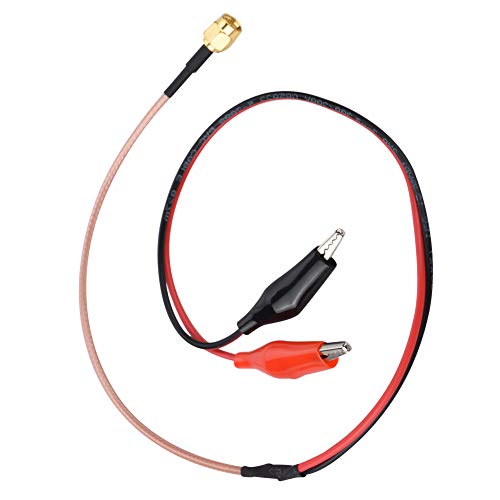 Image of Fydun 1Pcs Radio Frequency, SMA Female to Testing Wire 52cm Crocodile Clip Test Probes & Leads Connection Cable Red Black, Fydunxo8tnbir0p