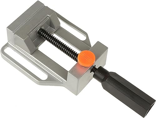 Image of AASONS Adjustable Drill Press Vice Clamp With Quick Release Mini Vice Drill Clamping Tool Size 60mm X 70mm | Aluminium, Vice Grips & Locking Tool DIY Carving Tools Mini Clamp Table Bench Drill Vice