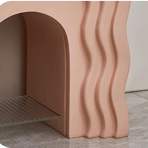Table basse petite table de chevet rose pour optimiser le rangement des petits espaces - 7