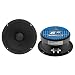 Audiopipe APMB-638SB-B 1 Pair Speakers 6" Mid Range Loud Speaker