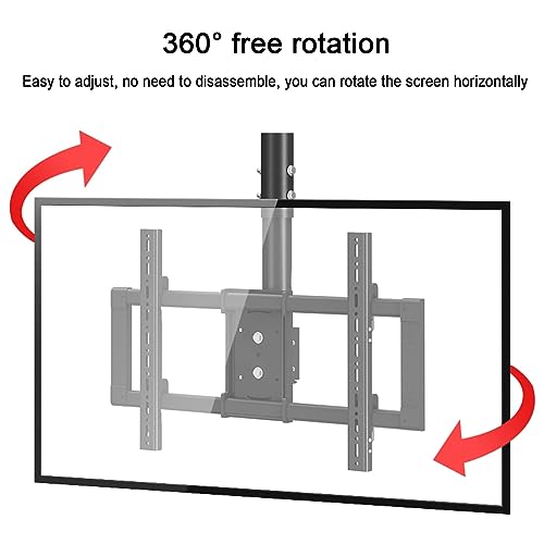 Support TV au plafond de 39 à 85 pouces inclinable rotatif VESA - 8