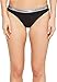 Calvin Klein Women's Radiant Logo Cotton 3 Pack Thong Panty, Black/Ashford Grey/Ocean Floor, Small
