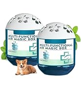 2Pcs Indoor Air Purification Dust Removal Magic Box,Multi-Functional Air Magic Box,Automatic Dust...