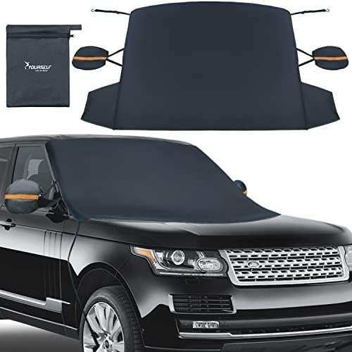 Big Hippo Windshield Cover For Ice And Snow Windshield Snow Cover With Side Mirror Cover Fits - View #5