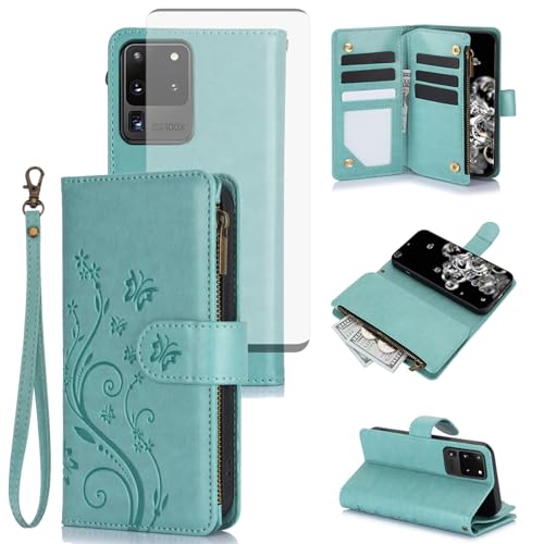 Coque Samsung S20 Ultra YM020 UK vert antichoc accessoire silicone souple