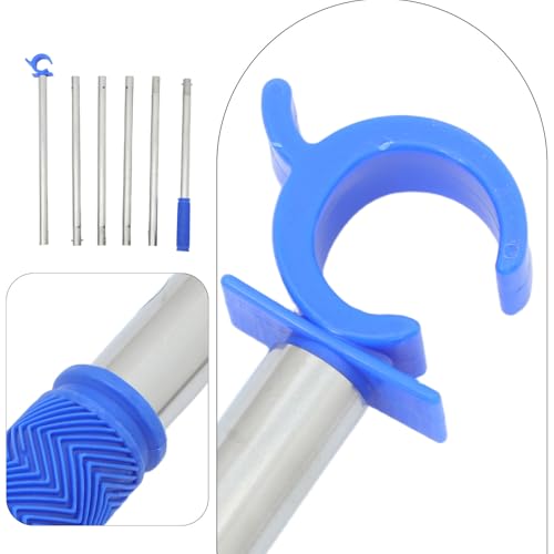 Poteau de poussée-traction télescopique 2,24 m à six sections pour commande de store - 6