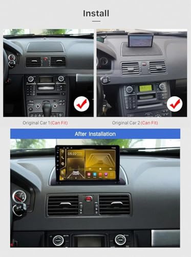 Pantalla táctil Volvo XC90 2004-2014 con Android Auto, Bluetooth y GPS integrado 2