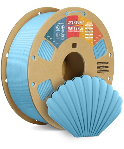Filament OVERTURE PLA Niebieski Matowy (BLUE MATTE)