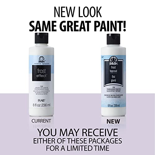 FolkArt 7191 Frost Effect Top Coat, 8 oz., Frost by FolkArt - Used condition - Image 2