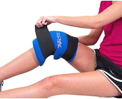 Reusable Soft Gel Hot & Cold Knee Wrap - Pain Relief for Surgery & Torn ACL