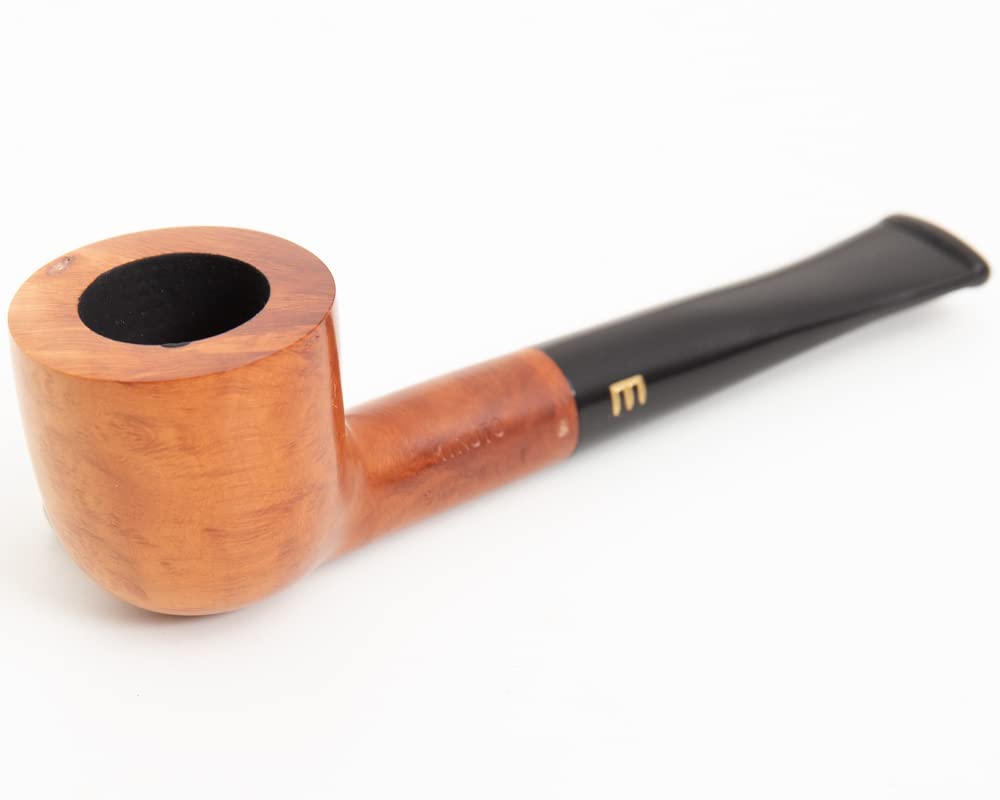 Pipa Savinelli Minuto lisa de brezo, modelo 401, tamaño del orificio 6 mm