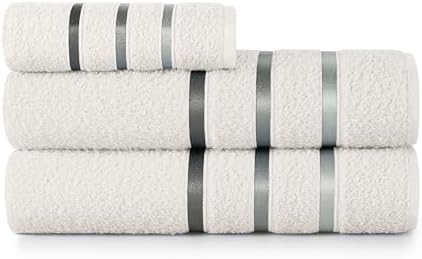 Jogo de Toalha 02 Banho e 01 Rosto, 100% Algodão Teka Dry