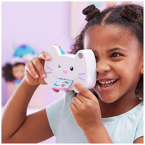 DREAMWORKS GABBY'S DOLLHOUSE - Spielzeug Katzen-Kamera mit 3 Fotomotiven, geeignet für Kinder ab 3 Jahren