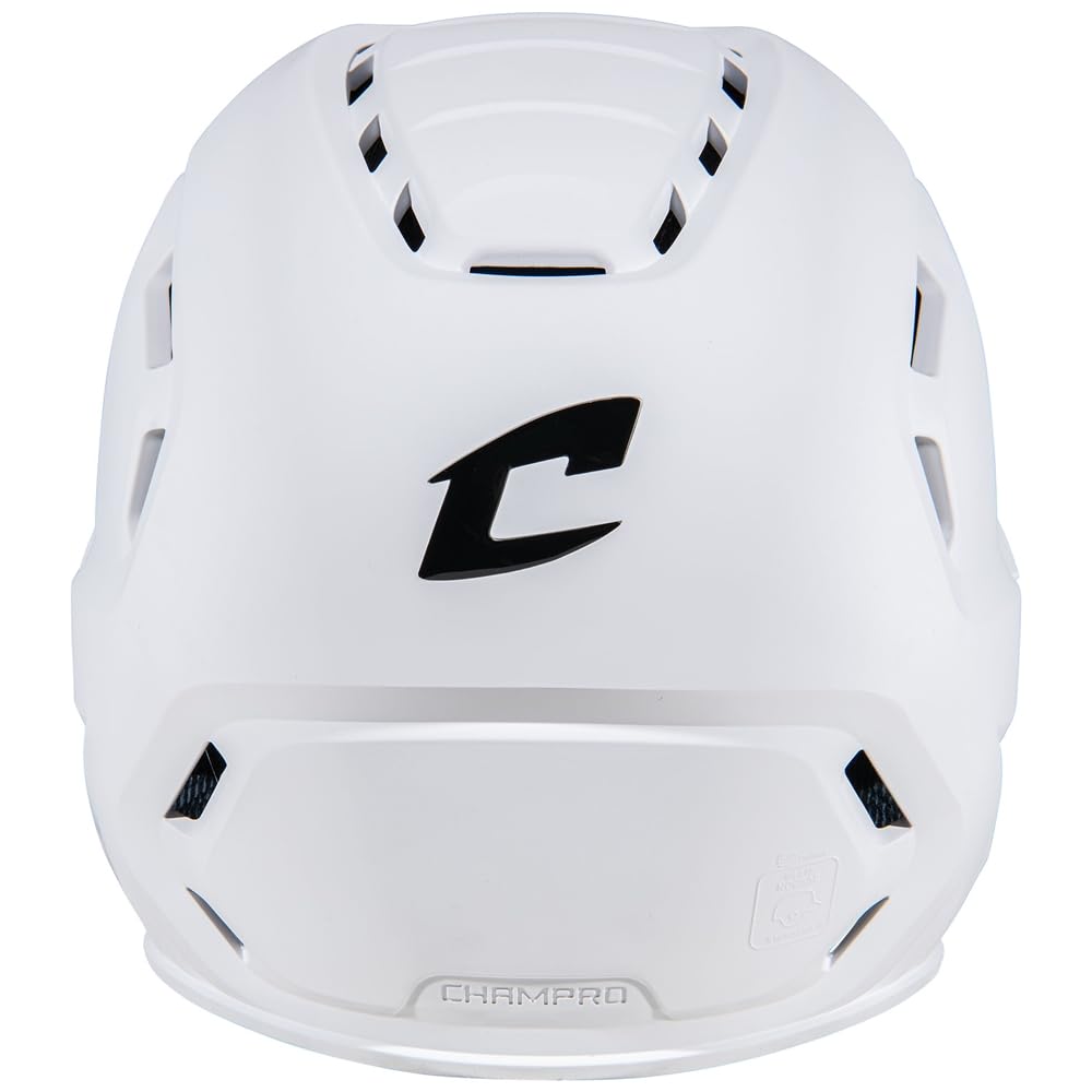 Champro HXE - Casco da baseball opaco con guardia Jaw Guard
