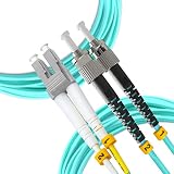 NewYork Cables Fiber Patch Cable | LC to ST Multimode Duplex...
