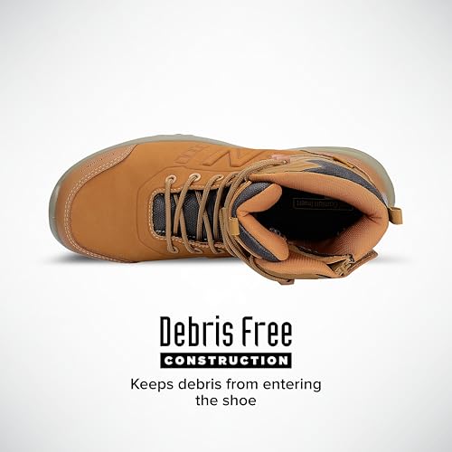 New Balance Calibre Composite Toe Work Boots for Men - EH, PR, Non-Slip Leather Safety Shoes for Industrial & Construction4