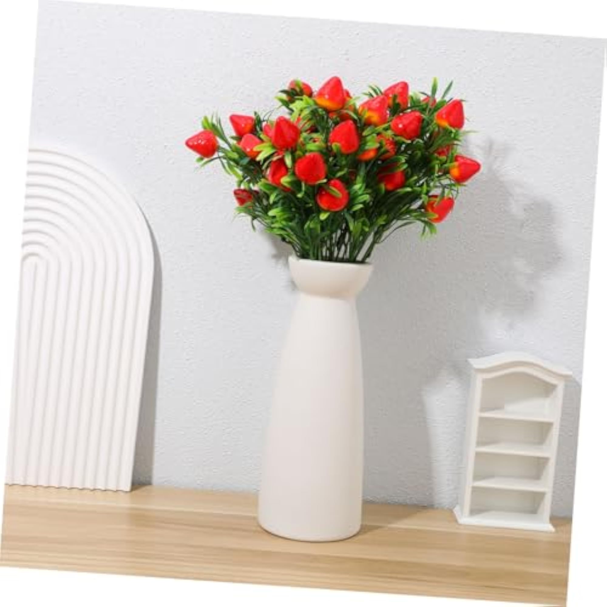 Realistic Simulated Strawberry Bouquet for Home Decor