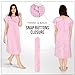 Utopia Care Women's Hospital Gown Soft Comfortable and Stylish Patient Gown, Small-Medium, Polkadots Pink