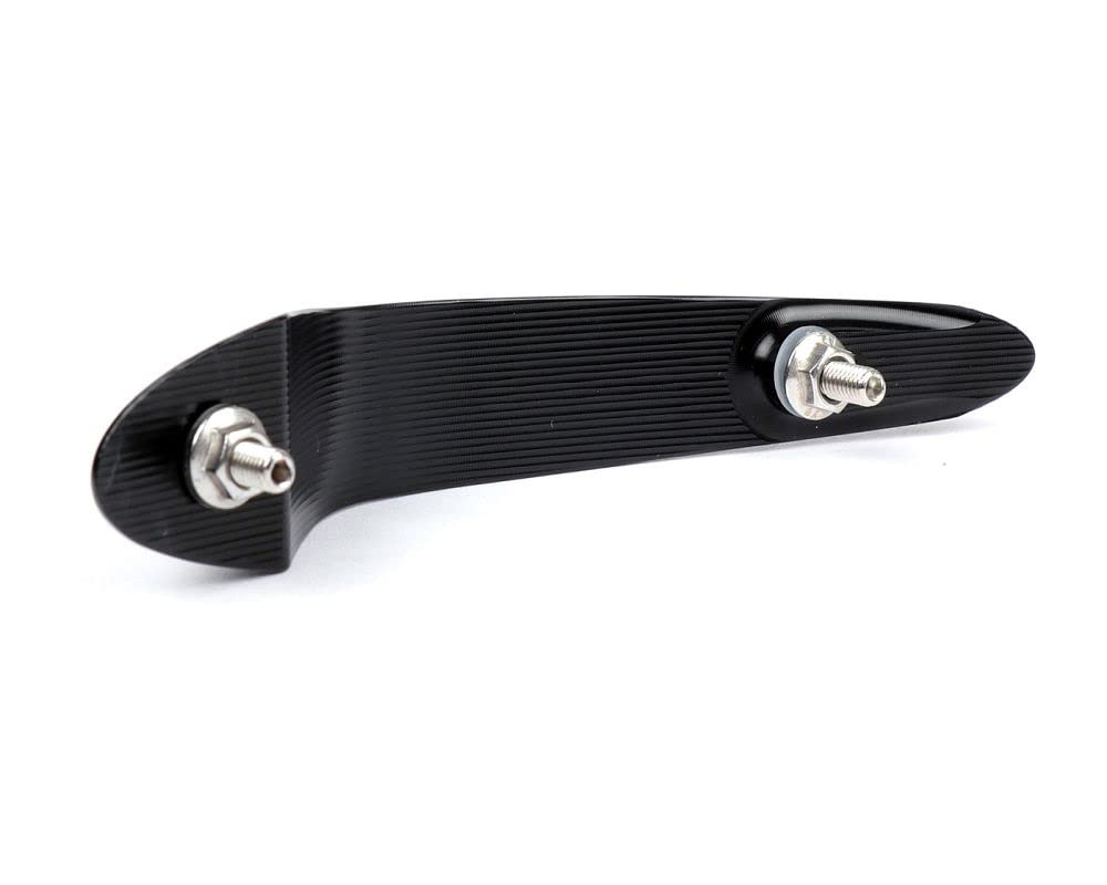 MOTO NOSTRA Kotflügelnippel CNC schwarz glanz kompatibel für Vespa GTS 125, GTS HPE 300, GTS Super 125, GTS Super HPE 300