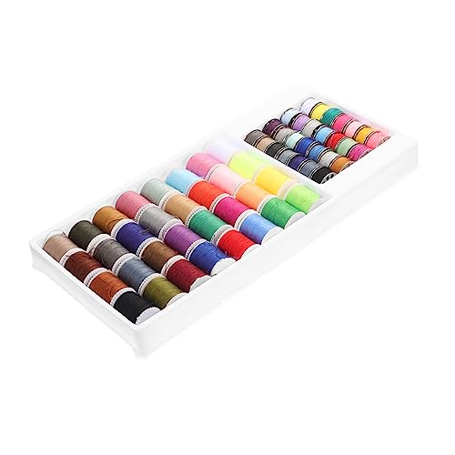 Set de 60 hilos para coser colores variados para máquina y mano miniatura 1