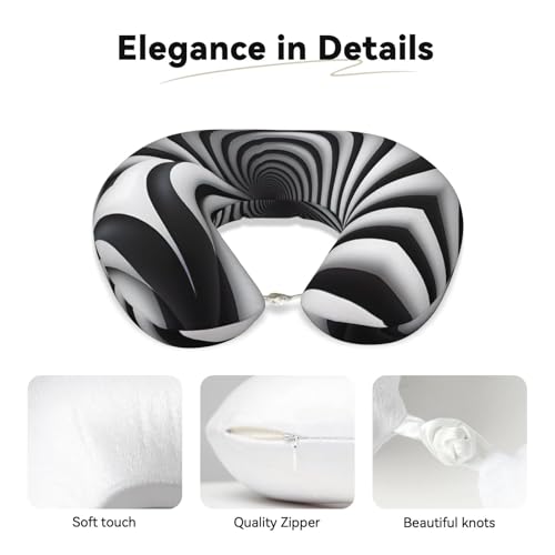 Almohada de espuma viscoelástica cuello con diseño U miniatura 3