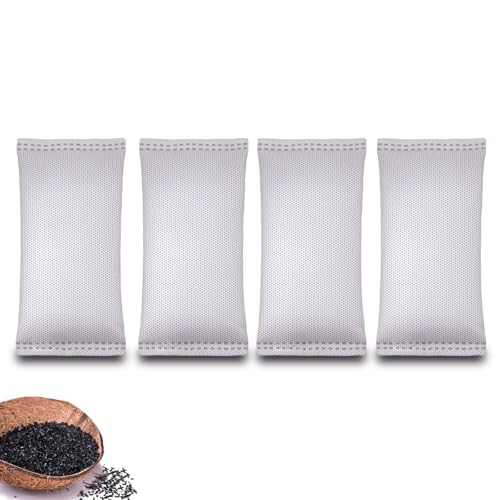 Coconut Shell Charcoal Air Purifying Bags 50g, Removes Odors and Moisture, Nature Fresh Air Purifier Bags, Odor Eliminator for Home, Car, Pets, Bathroom, Basement