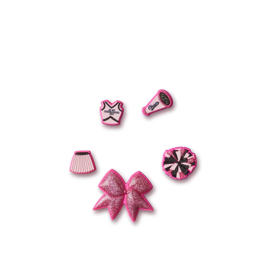 Crocs Jibbitz Charms,Cheerleading 5 Pack