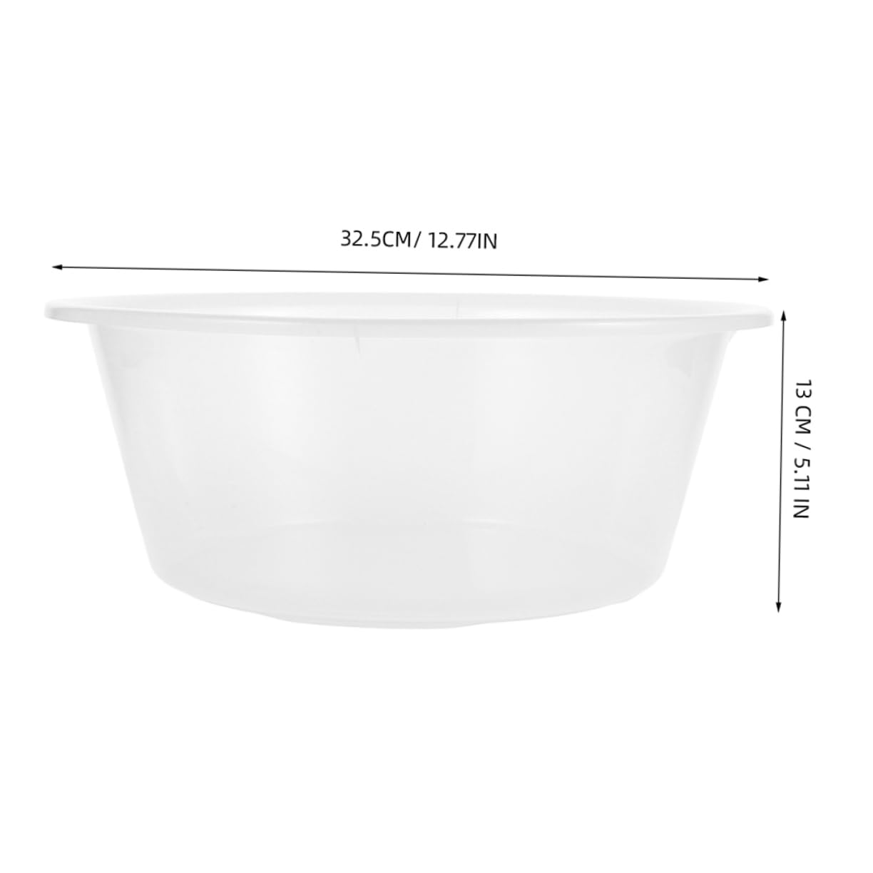 FRCOLOR Large Spa Foot Bath Basin Plastic Foot Soaking Tub Massager Dish Basin